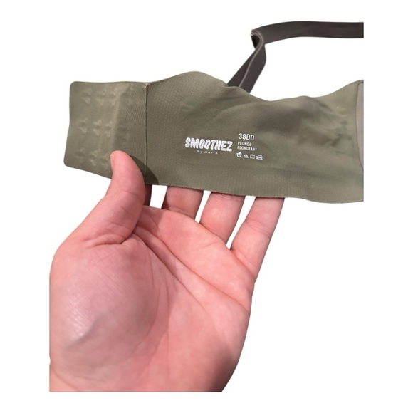 Aerie Smoothez Plunge Bra Olive Green - Picture 3 of 6